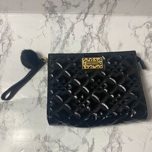 Betsey Johnson Black Small Clutch Bag